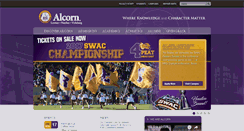 Desktop Screenshot of alcorn.edu